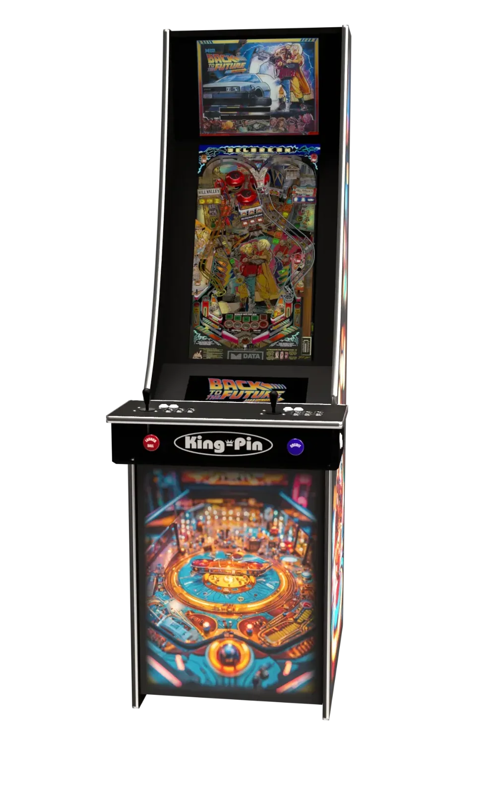 King-Pin Stand Up Virtual Pinball Machine